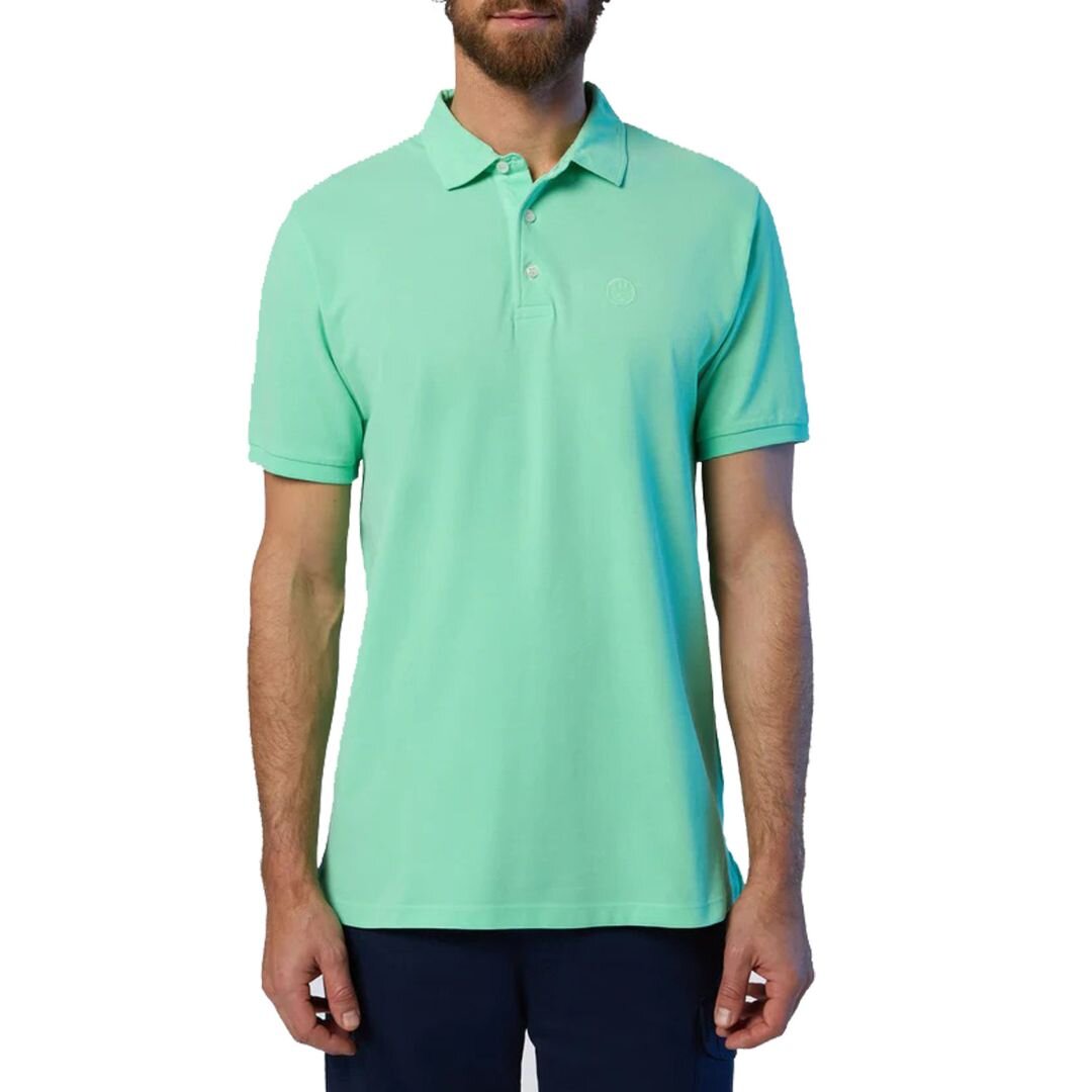 NORTH SAILS T-shirt Uomo Manica Corta - Modello Newport Rhode Island - Bianca, 100% Cotone