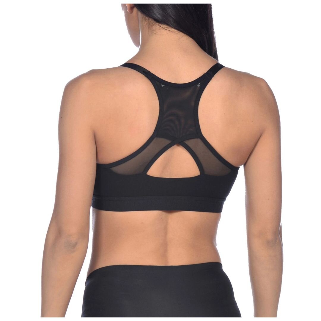 Reggiseno Sportivo Arena Flora D-Cup - Senza Ferretto, Per Donna, Nero