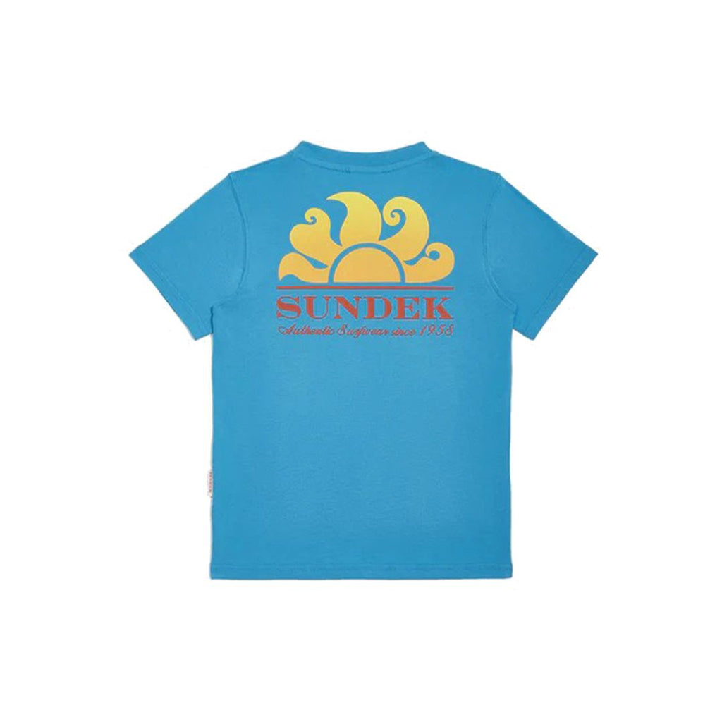 T-shirt da bambino Sundek colore azzurro