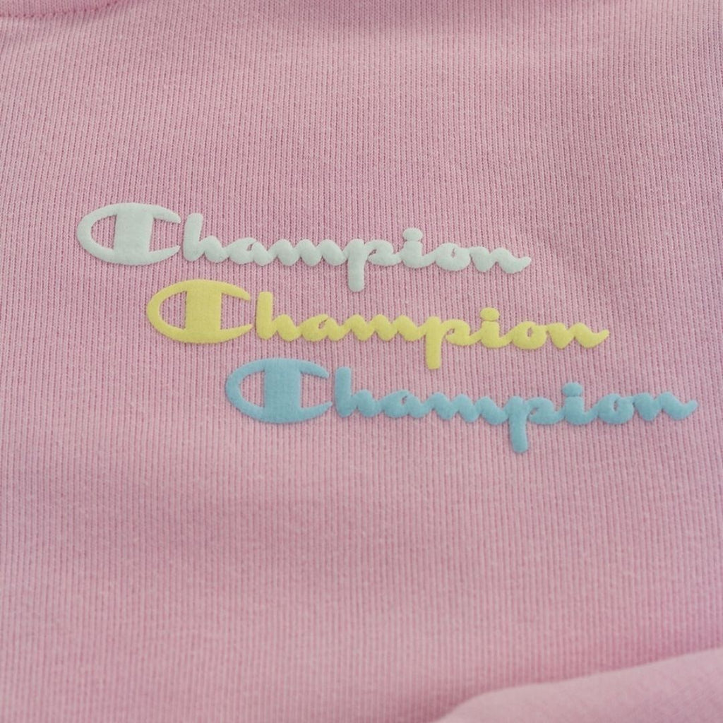 Felpa da bambina Champion colore rosa