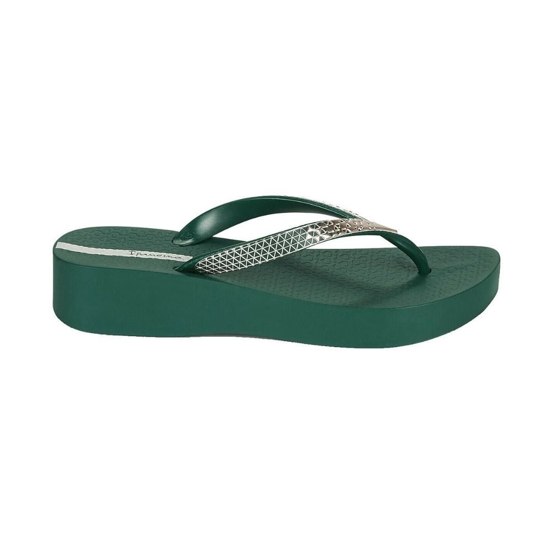 Infradito zeppa donna Ipanema colore verde Effe Bi Sport