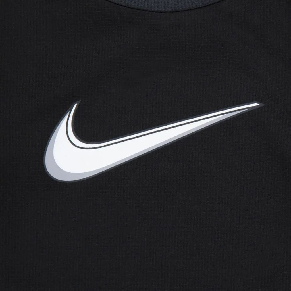 T-shirt da bambino manica lunga Nike colore nero