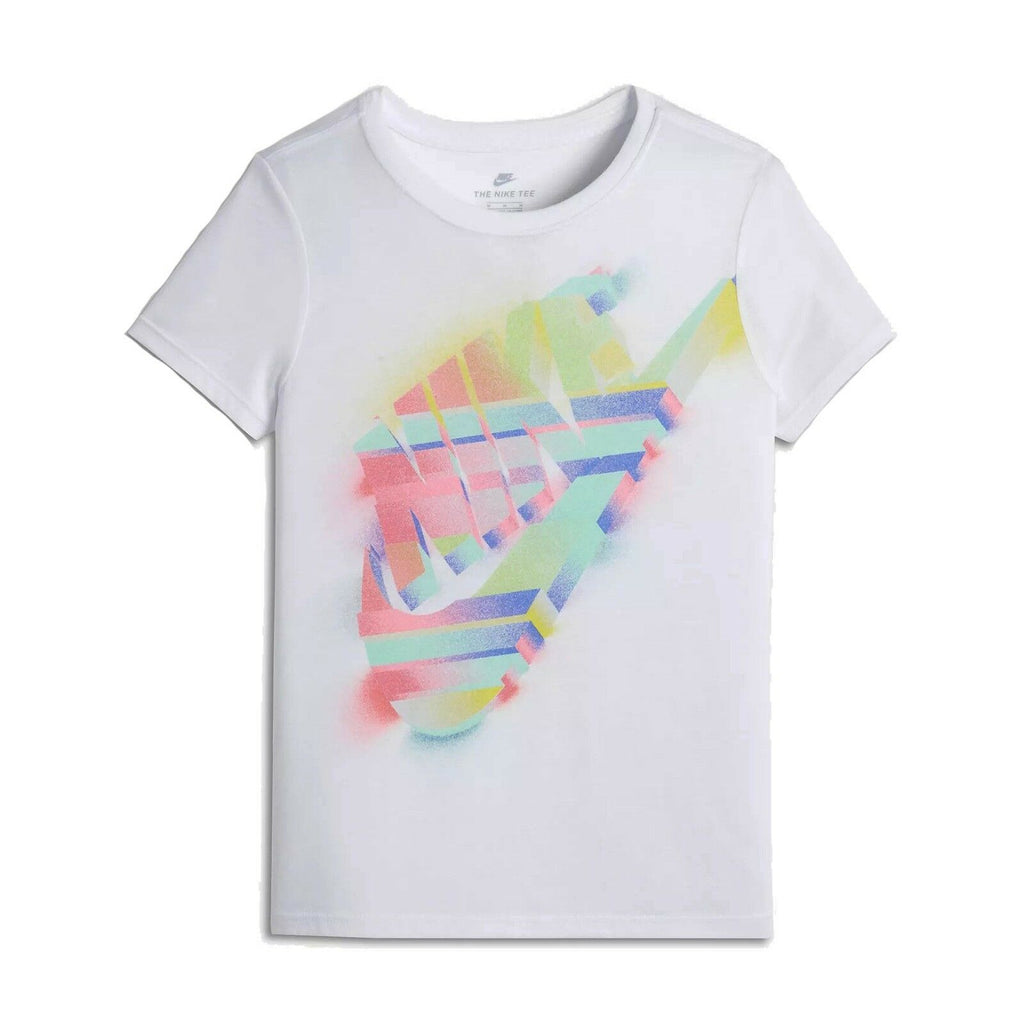 T-shirt Nike bimbo e bimba colore bianca
