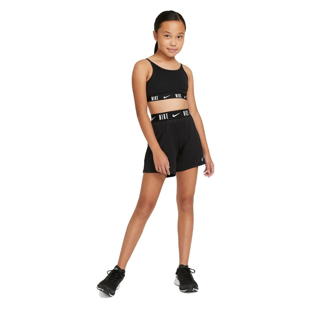 Shorts da bambina Nike dri-fit colore nero