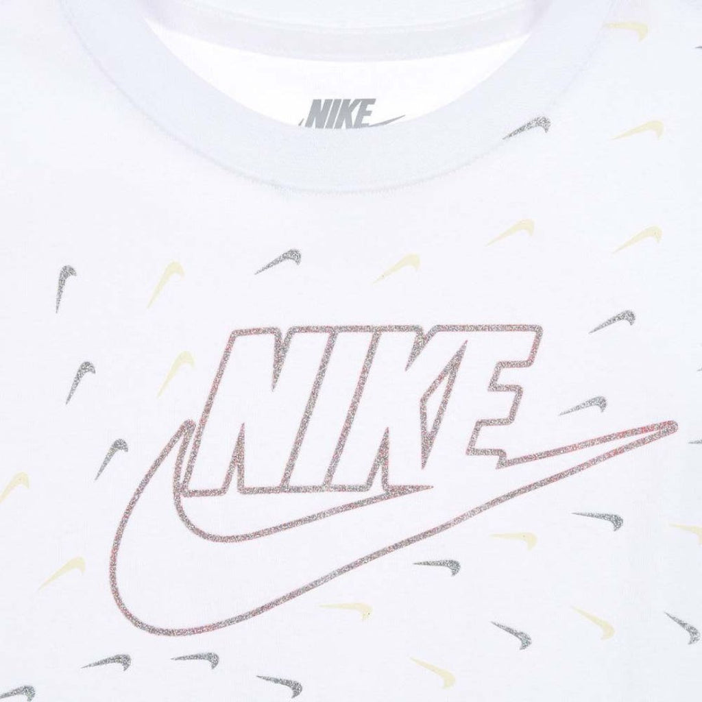 T-shirt da bambina Nike colore bianco