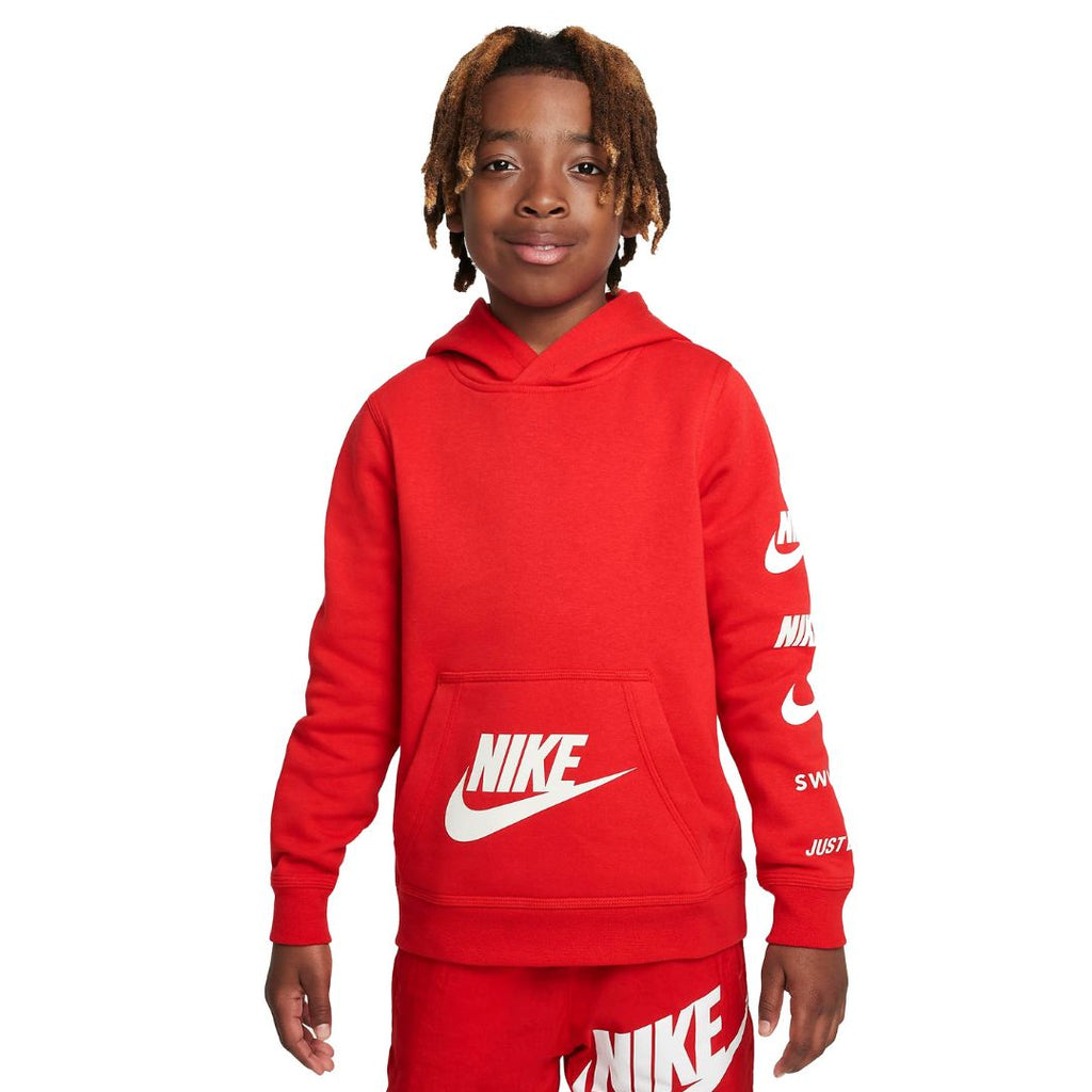 Felpa Nike Sportswear da bambino con cappuccio