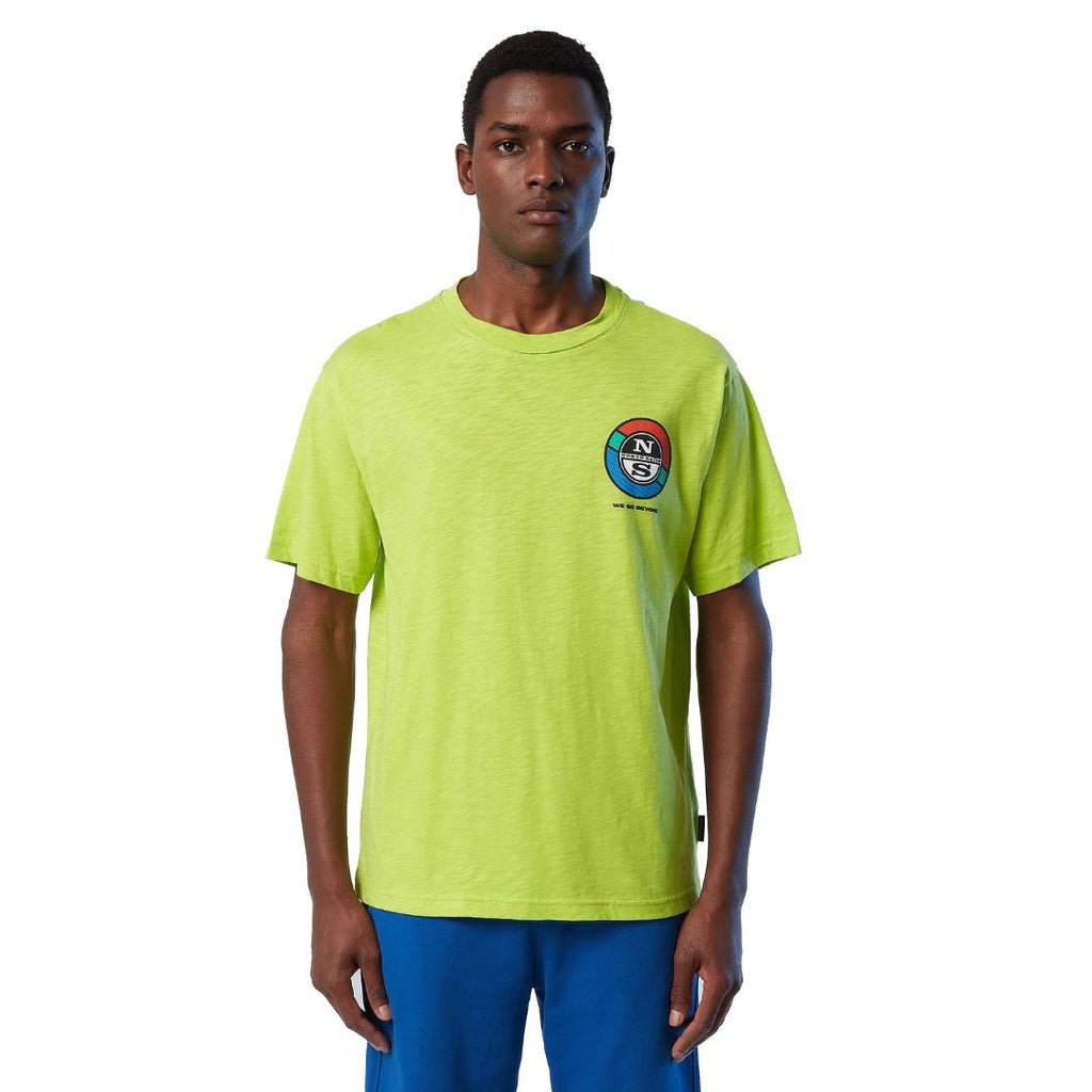 T-shirt North Sails da uomo colore lime