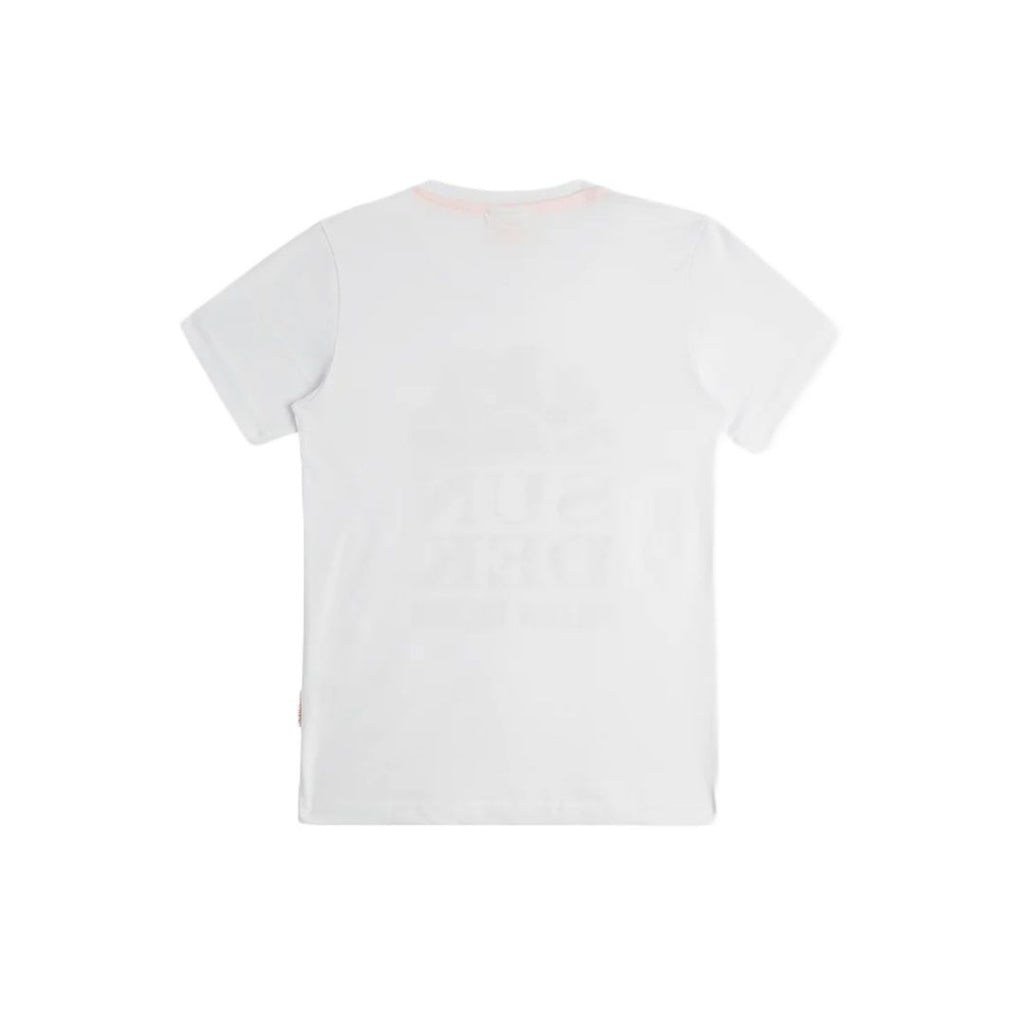 T-shirt Sundek da bambino colore bianco