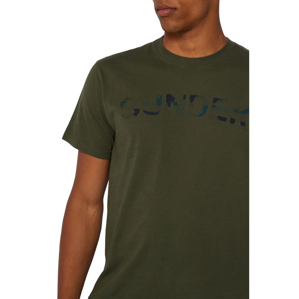 T-shirt Sundek da uomo colore verde scuro