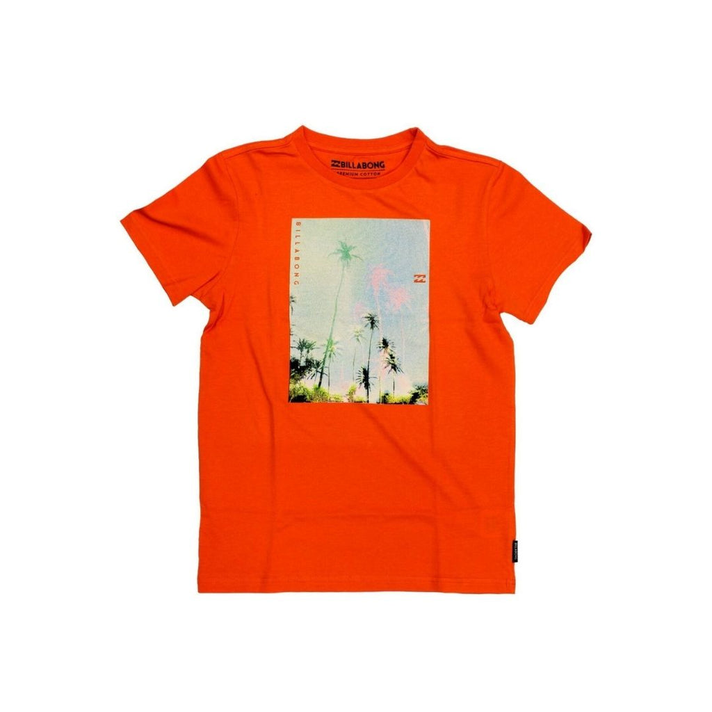 T-shirt da bambino arancione Billabong