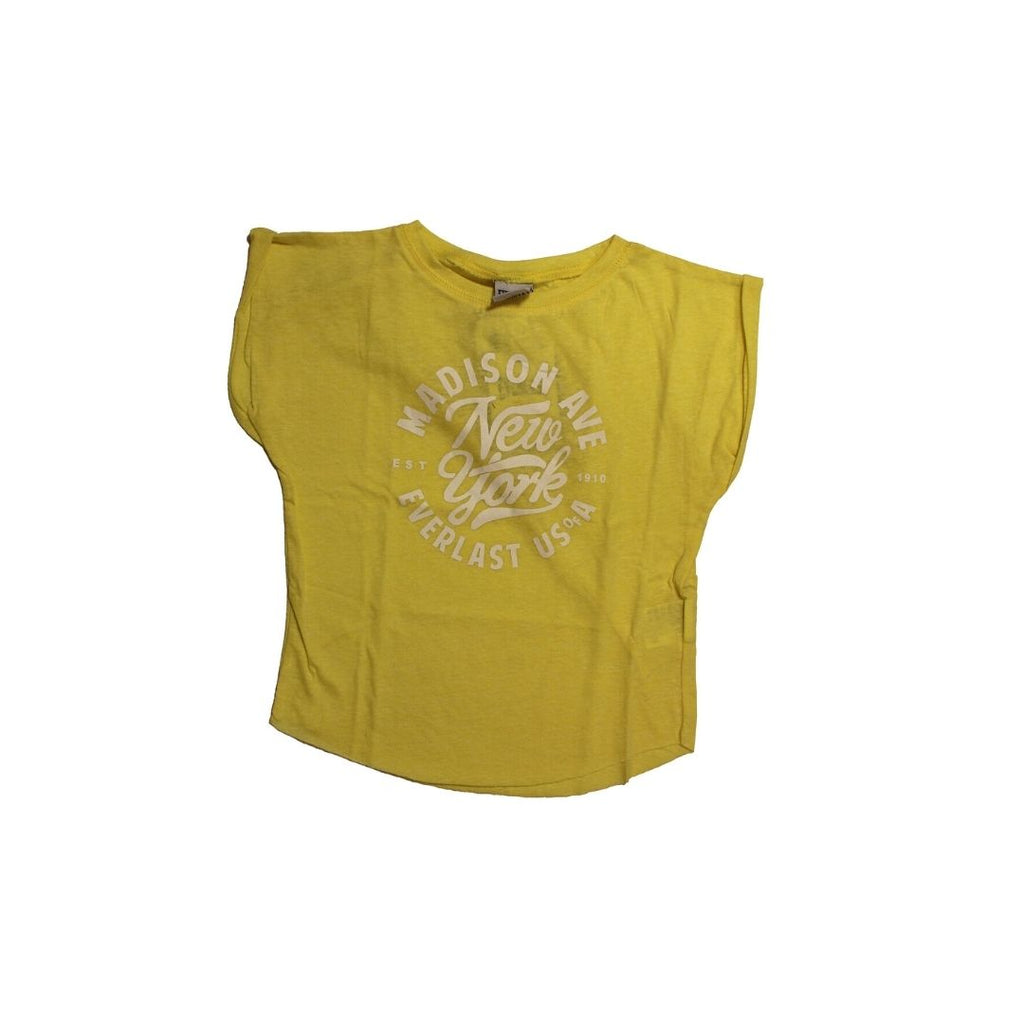 T-shirt da bambina Everlast colore giallo