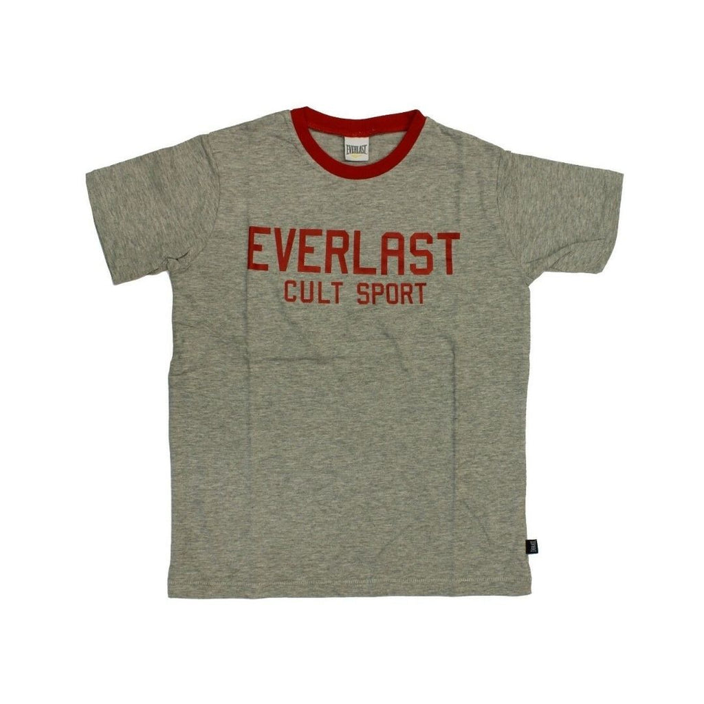 T-shirt girocollo da bambino Everlast colore grigio