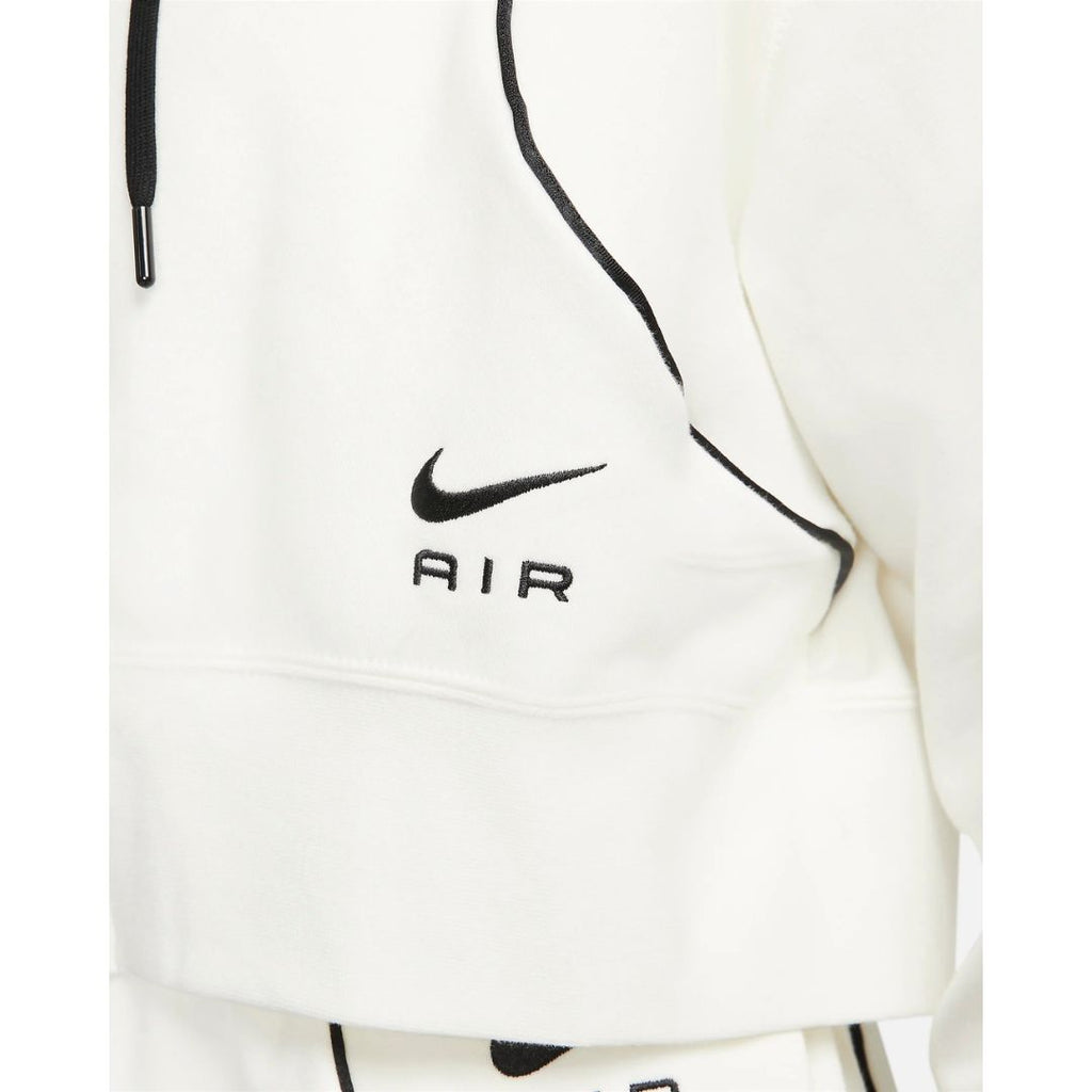 Felpa da donna cropped Nike Air colore bianco