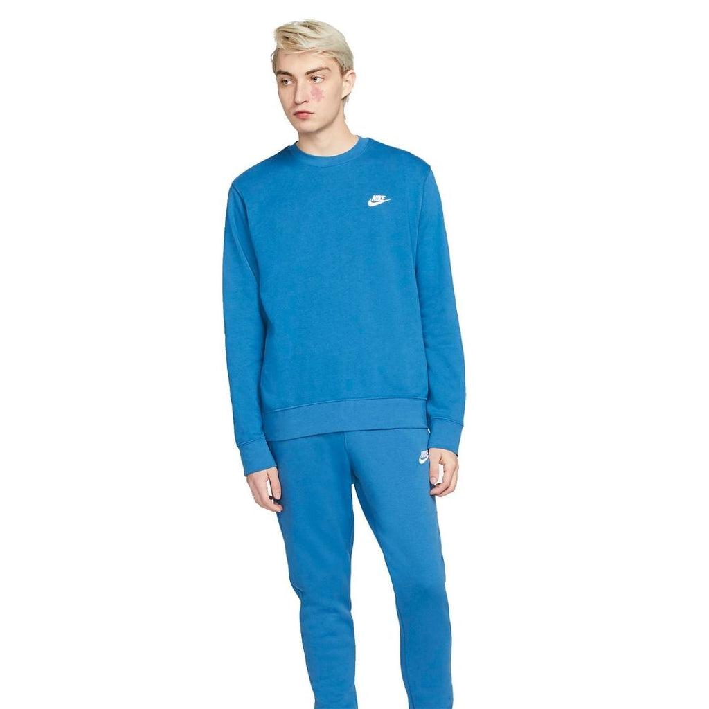Felpa da uomo Nike Sportswear Club colore azzurro