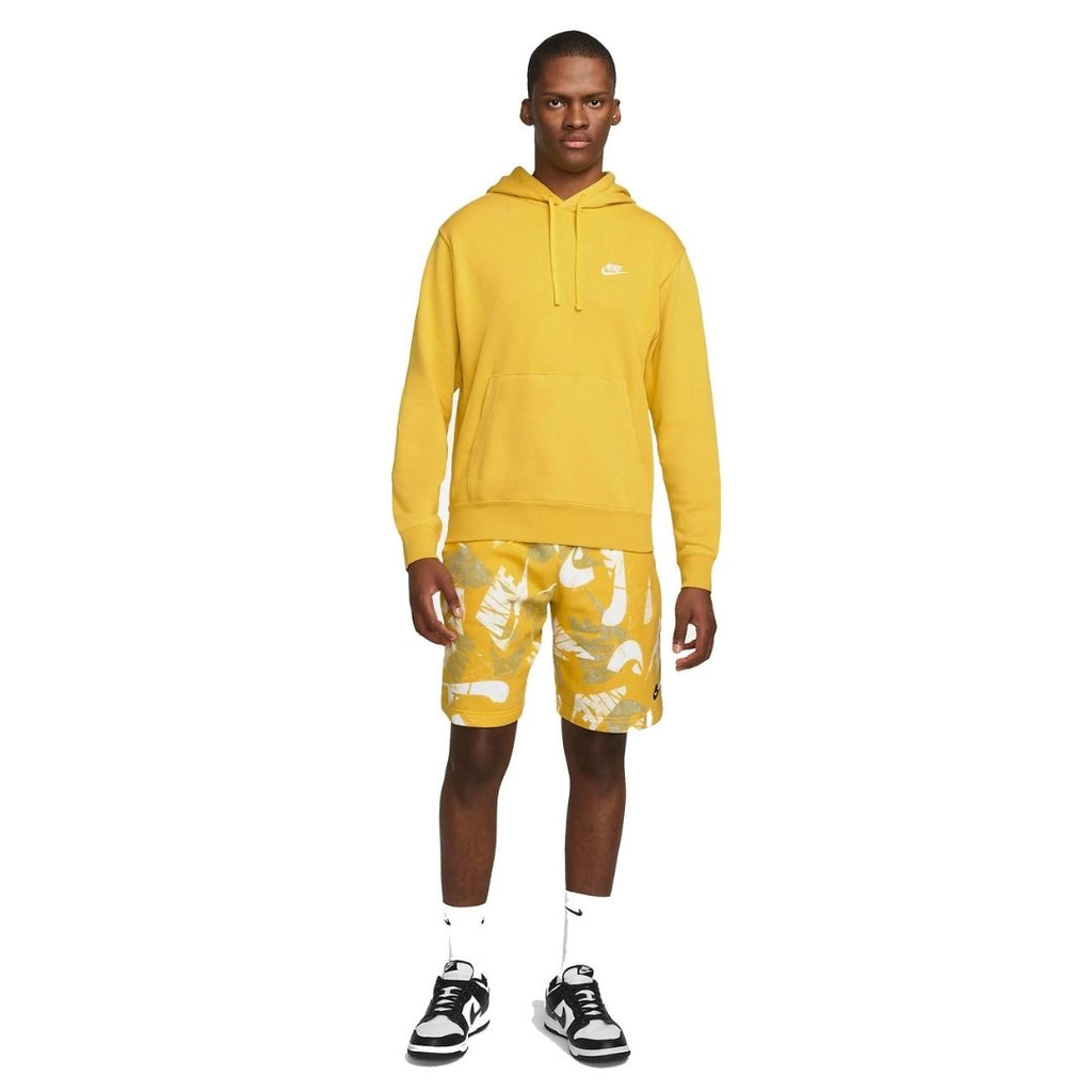 Felpa da uomo Nike Sportswear Club colore giallo