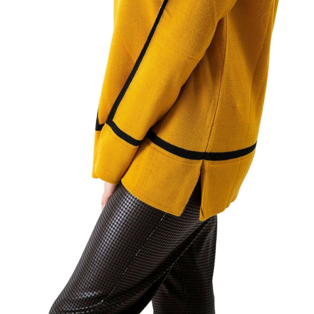 Maglia in lana da donna Forza 9 colore giallo