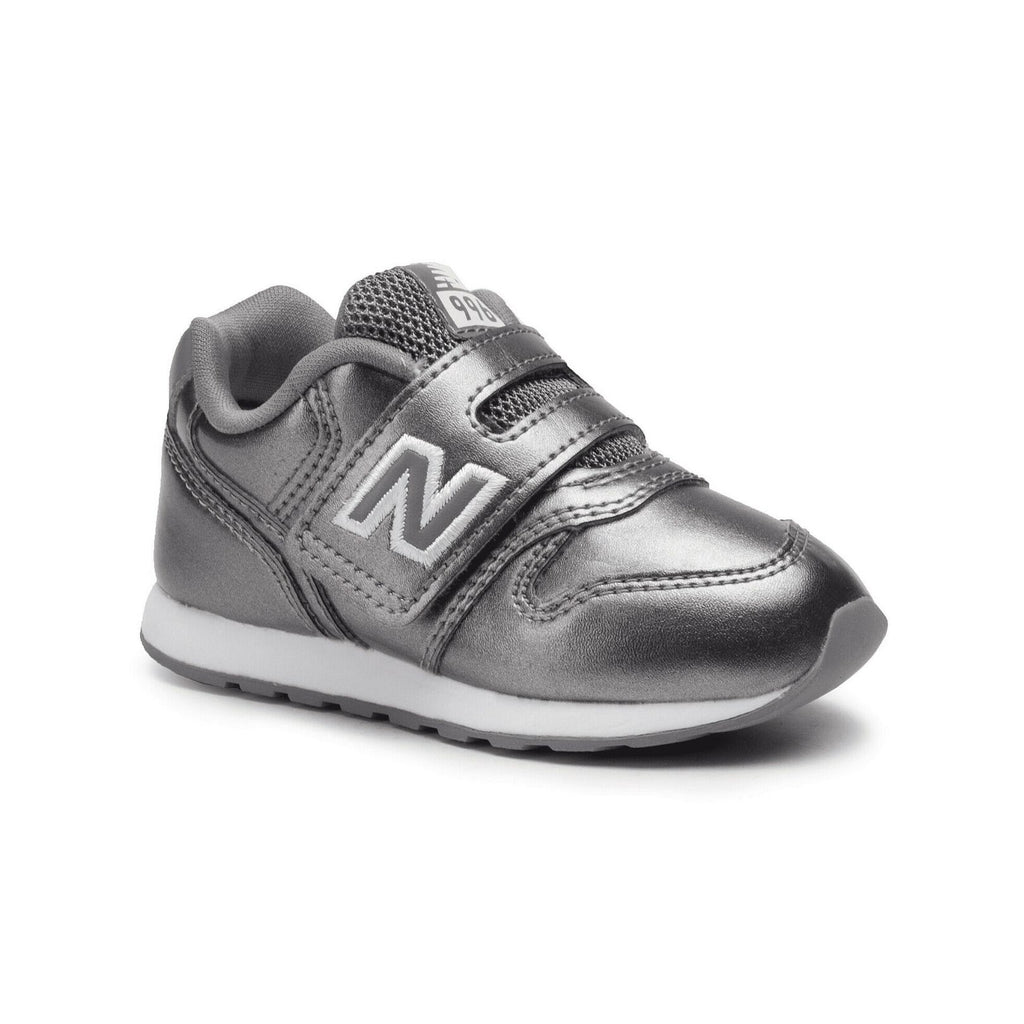 Scarpa da bambina New Balance 996 colore grigio lucido