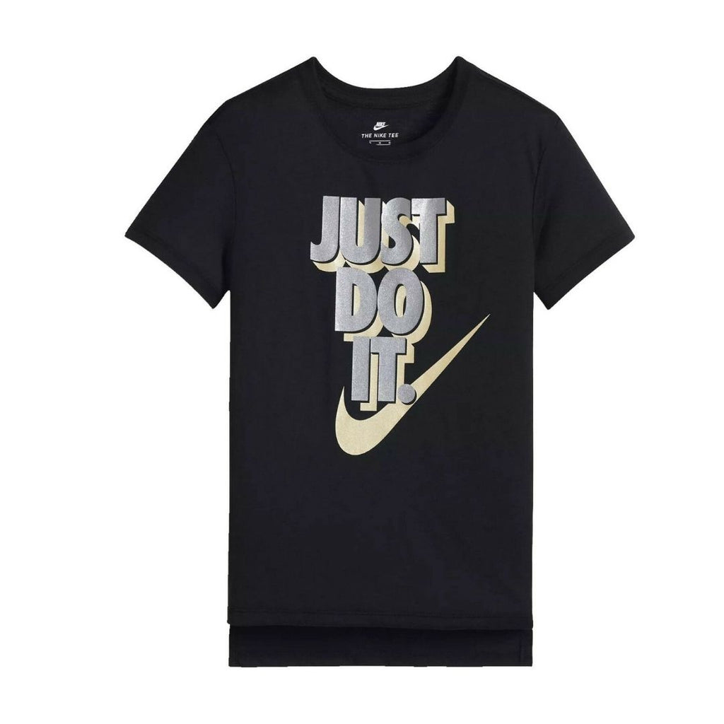T-shirt Nike Just Do It da bimba colore nero