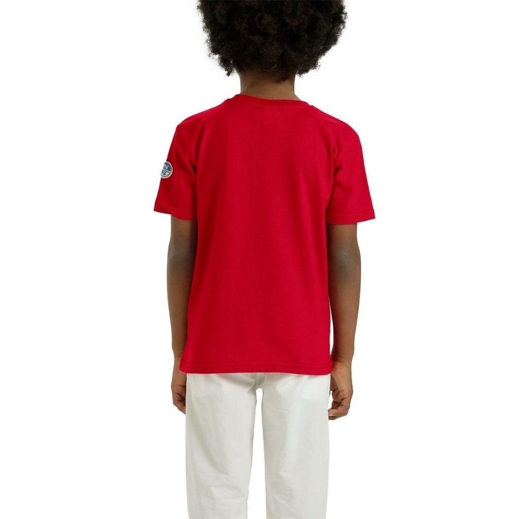 T-shirt da bambino North Sails colore rosso