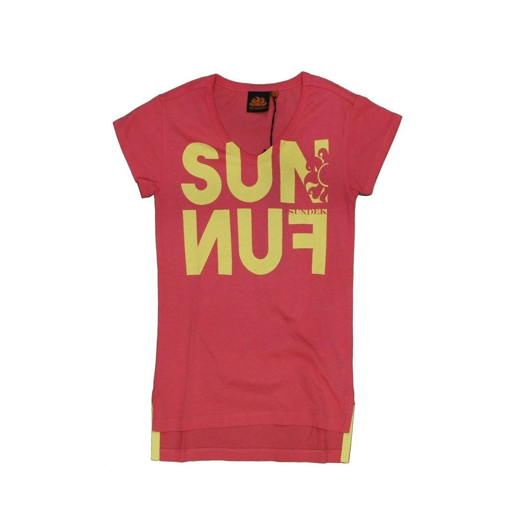 T-shirt da bambina Sundek colore corallo