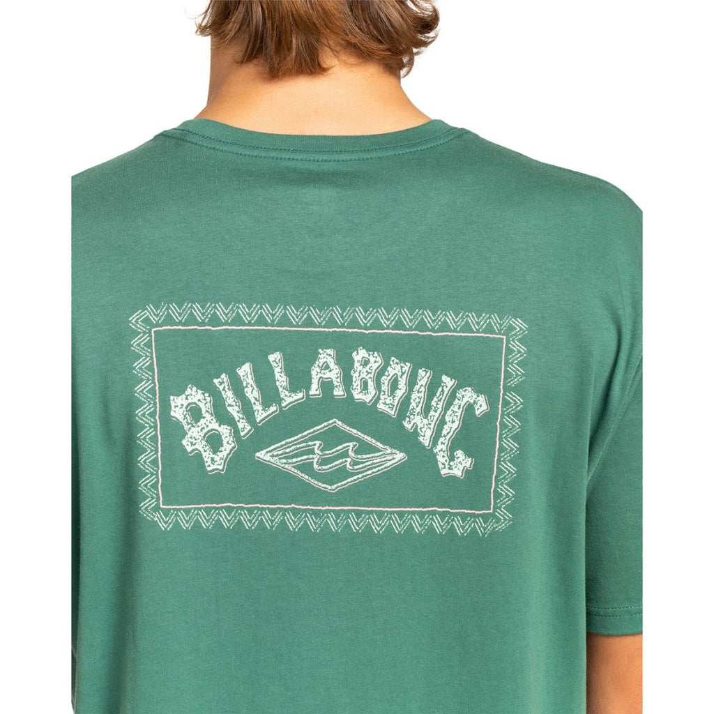 T-shirt da uomo Billabong colore verde