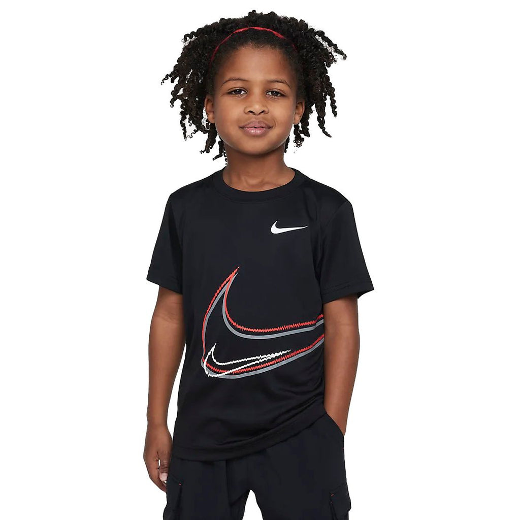 T-shirt da bambino Nike dri-fit colore nero