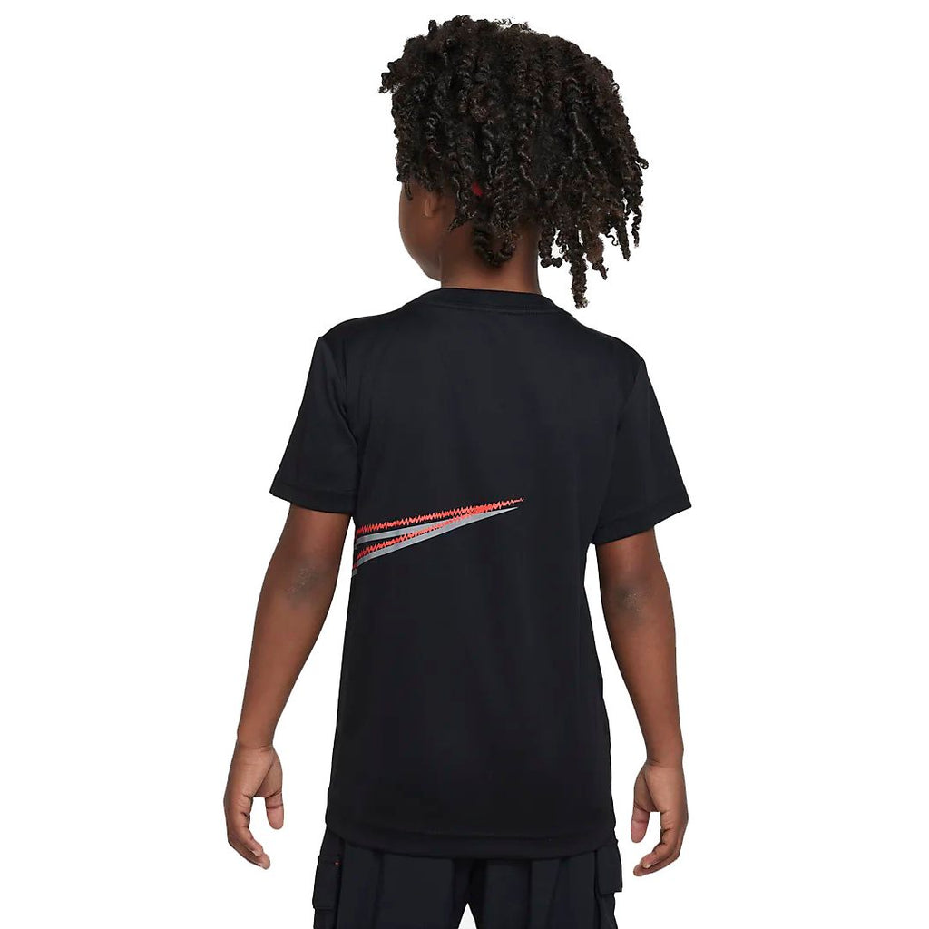 T-shirt da bambino Nike dri-fit colore nero