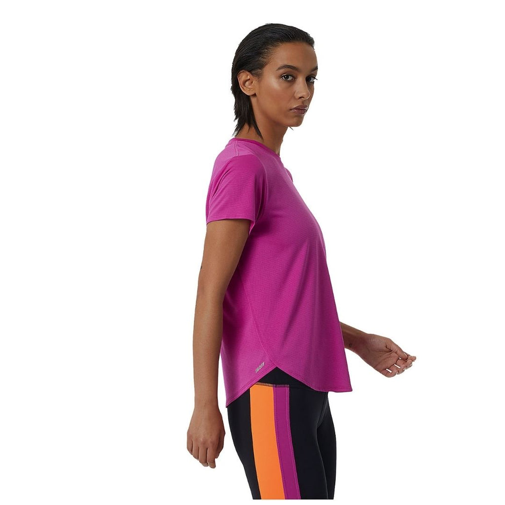 T-shirt da donna New Balance colore magenta