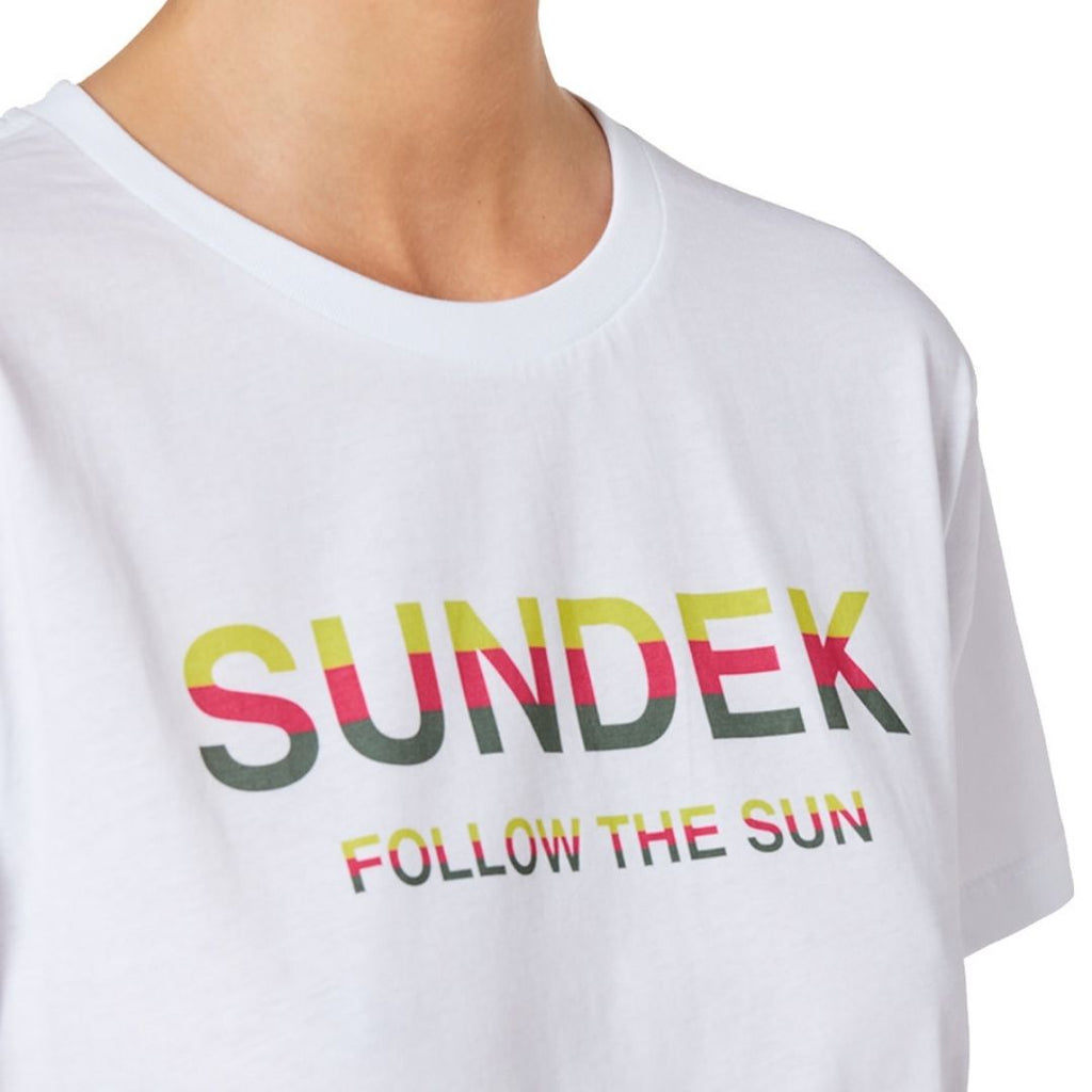 T-shirt da donna Sundek colore bianco