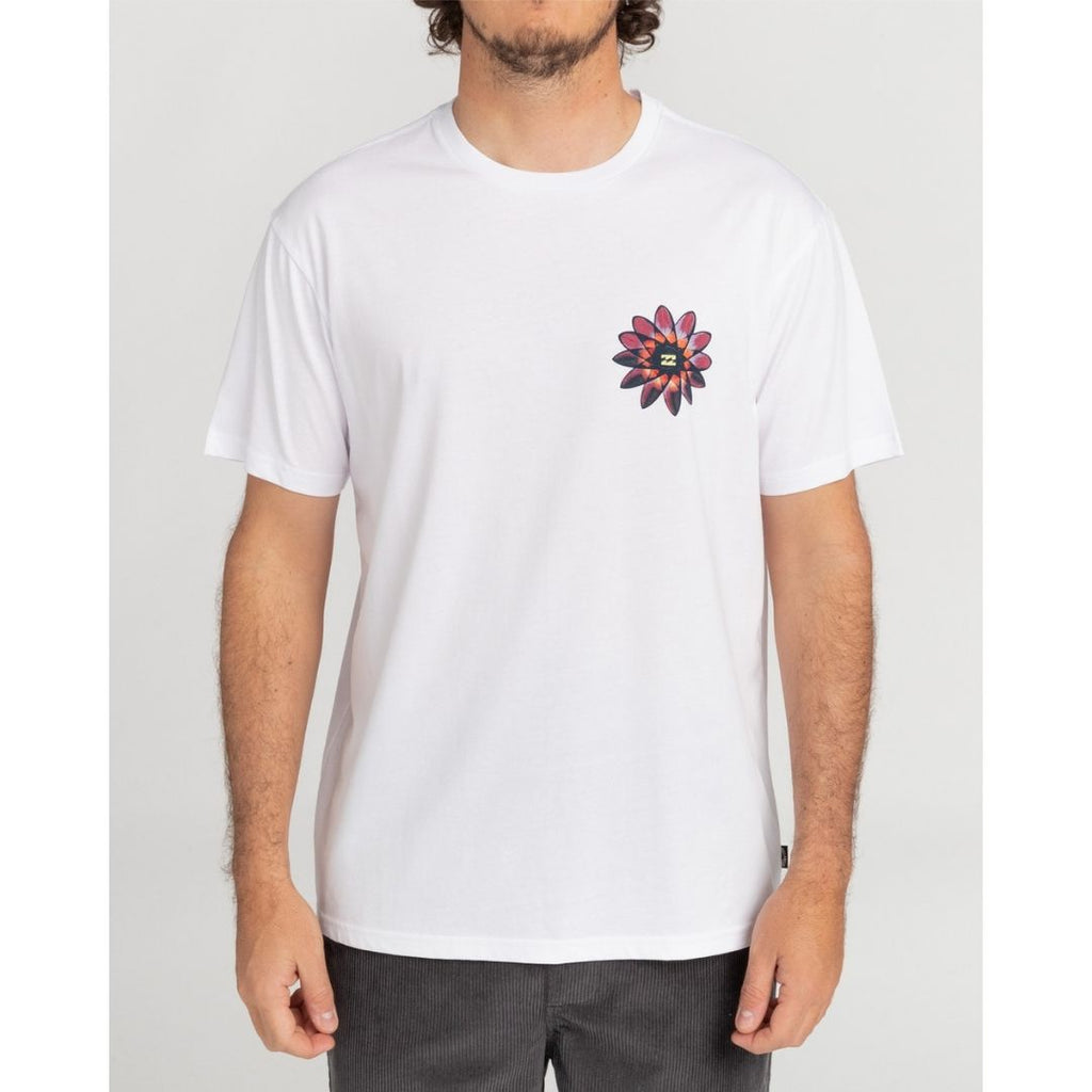 T-shirt da uomo Billabong colore bianco