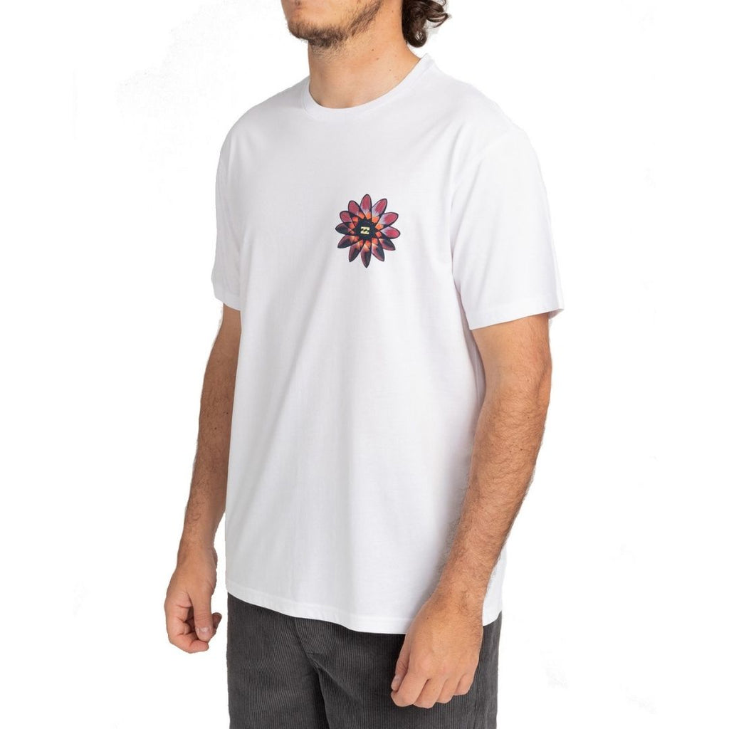 T-shirt da uomo Billabong colore bianco