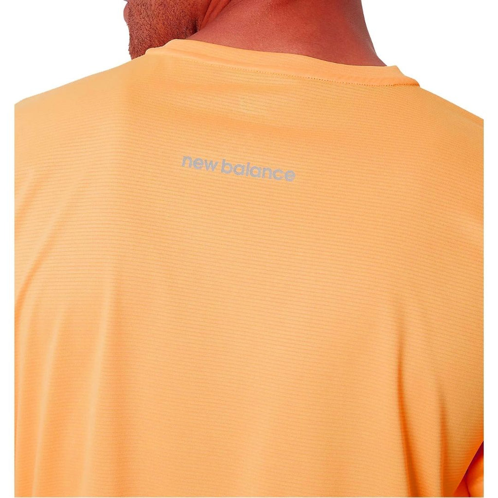 T-shirt da uomo New Balance Dry colore arancio