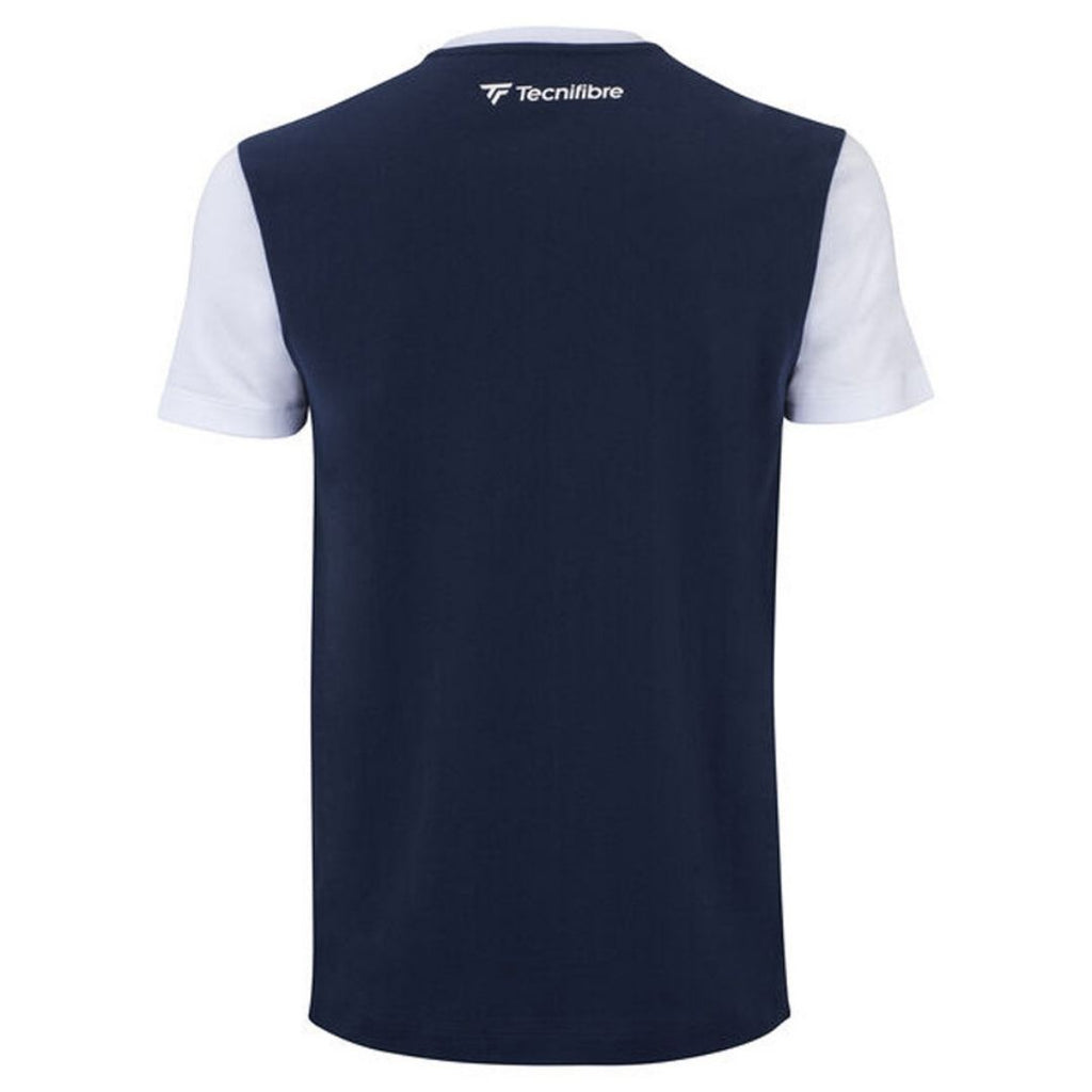 T-shirt tennis da uomo Tecnifibre colore blu